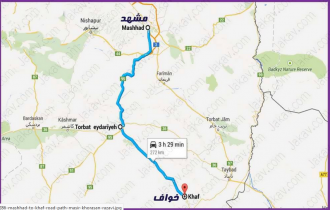 حمل بار و اثاثیه توسط باربری مشهد خواف خاور نیسان